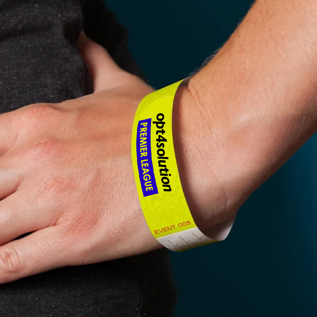 NON-TEARABLE WRISTBANDS