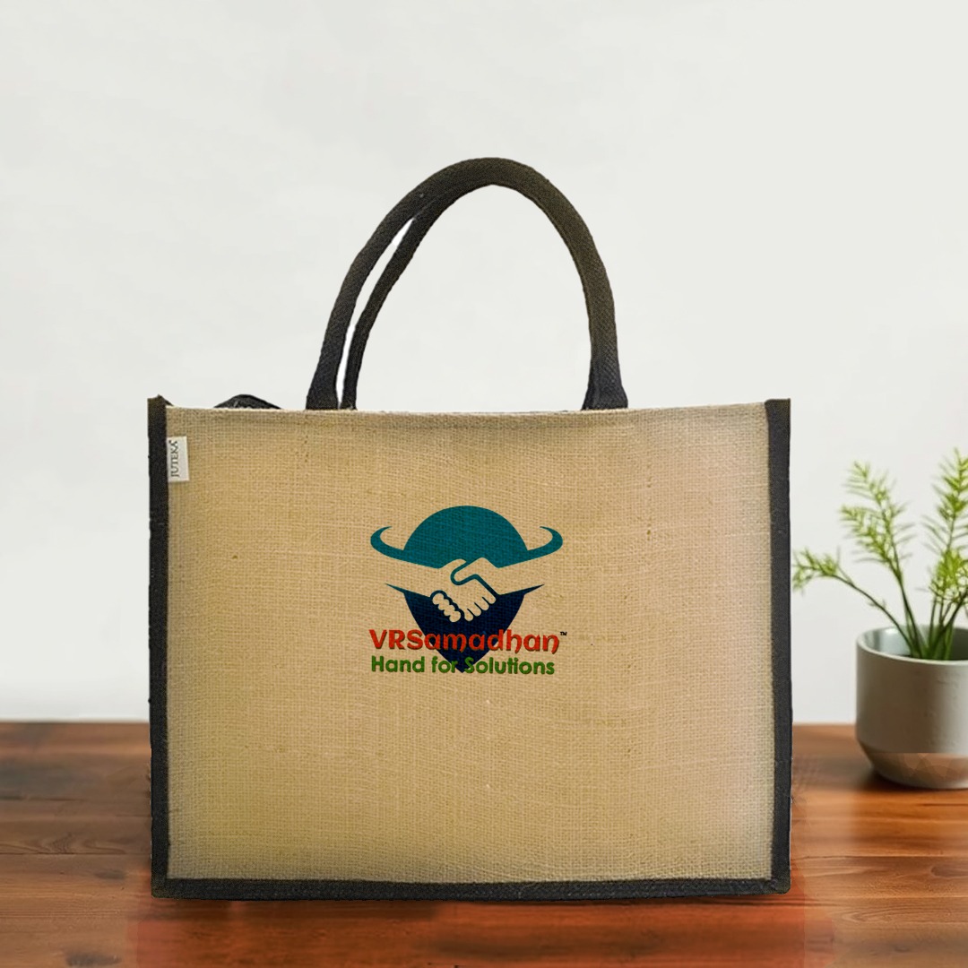 REUSABLE JUTE CARRY BAGS