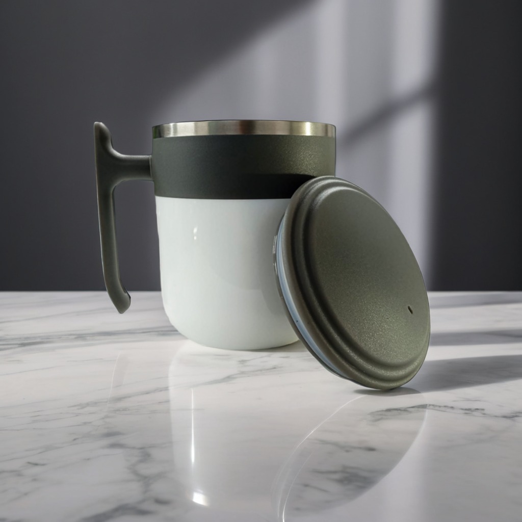 GREY STEEL MUG