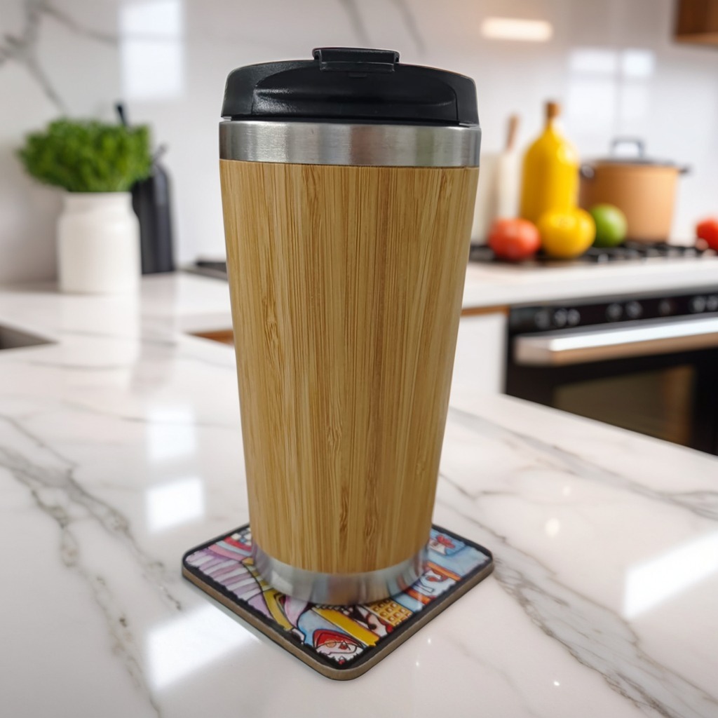 WOODEN COFFEE TUMBLER