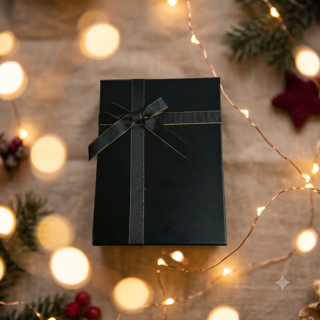 Black Gift box with Lid