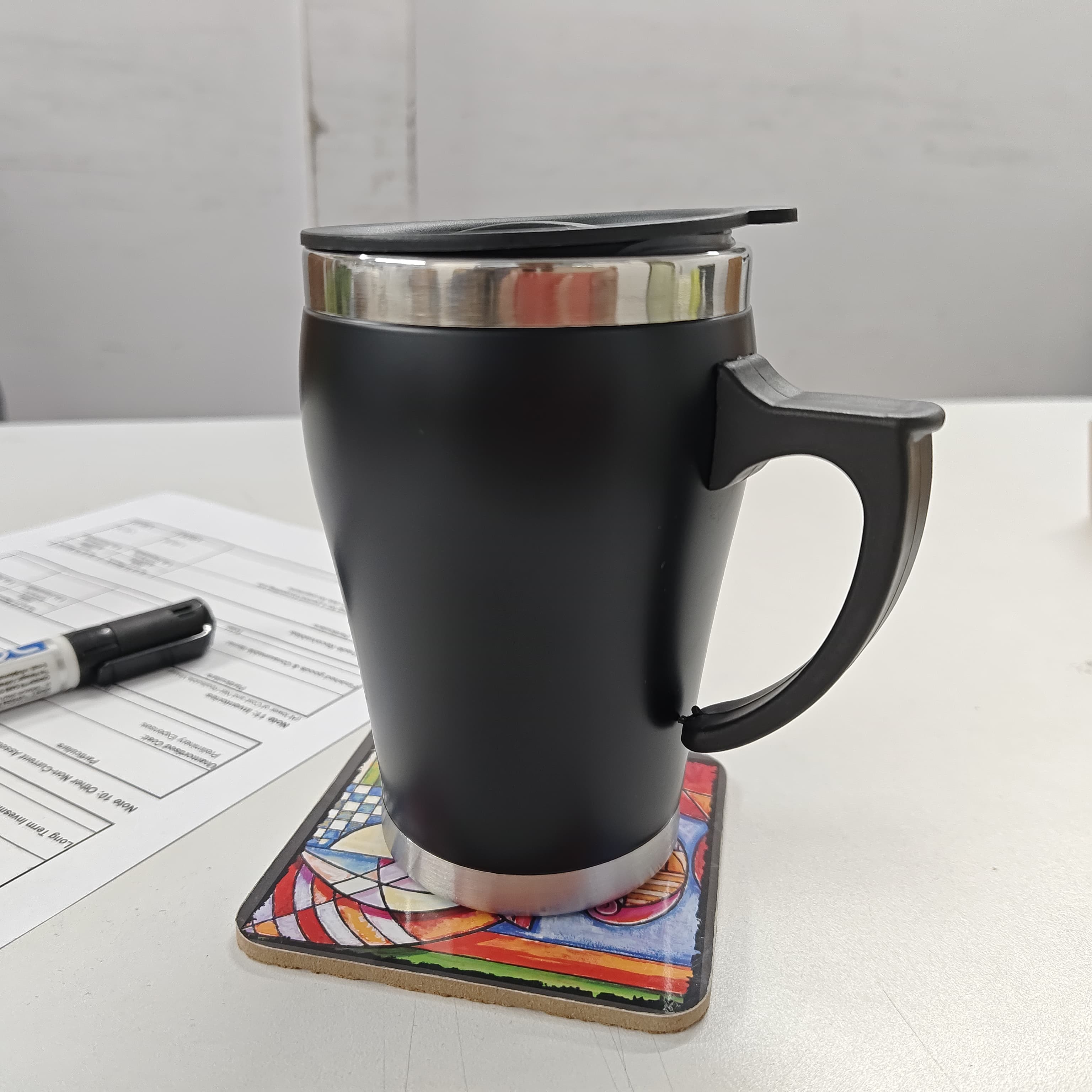 CONICAL INSULATED SS MUG