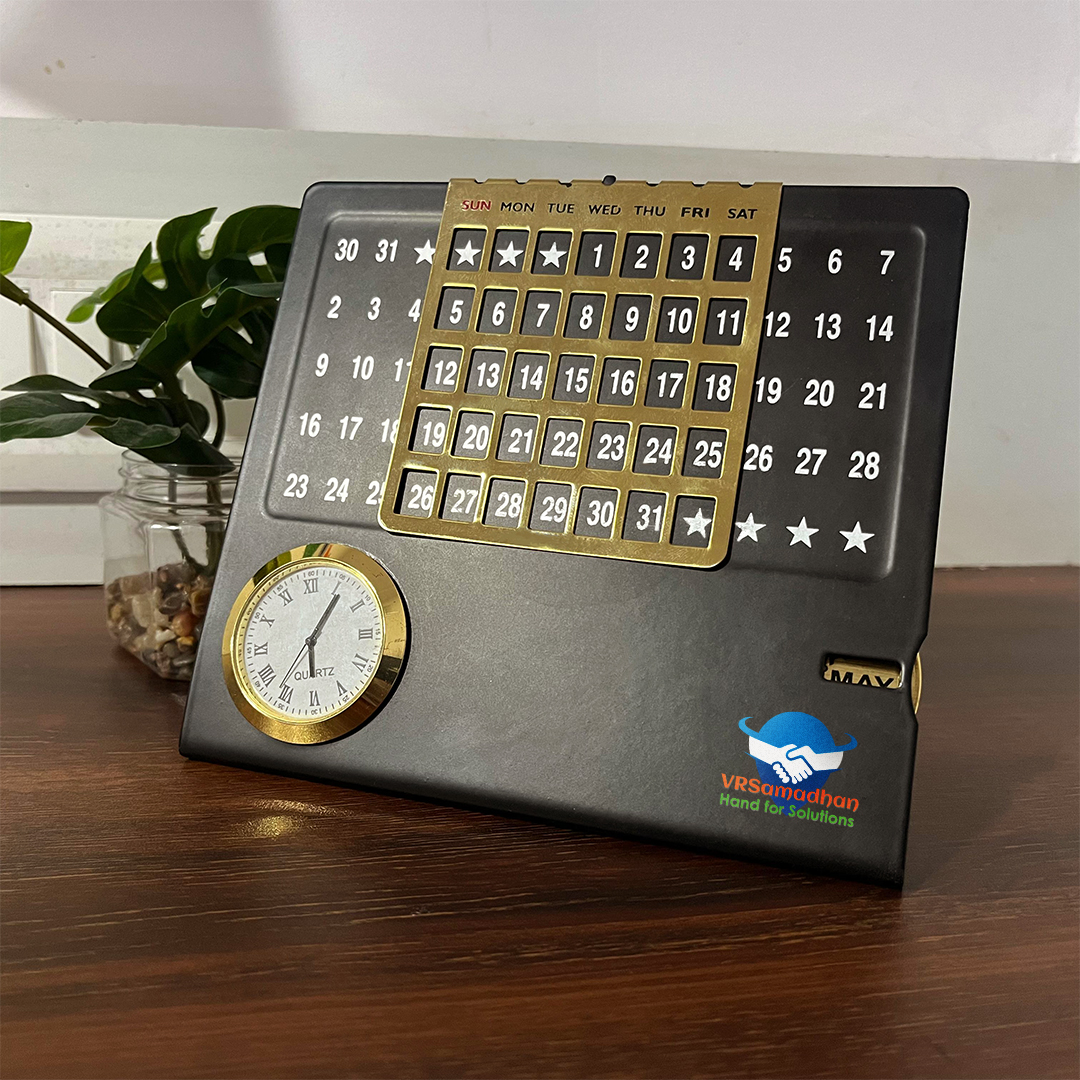 PROMOTIONAL METAL UNIVERSAL CALENDAR