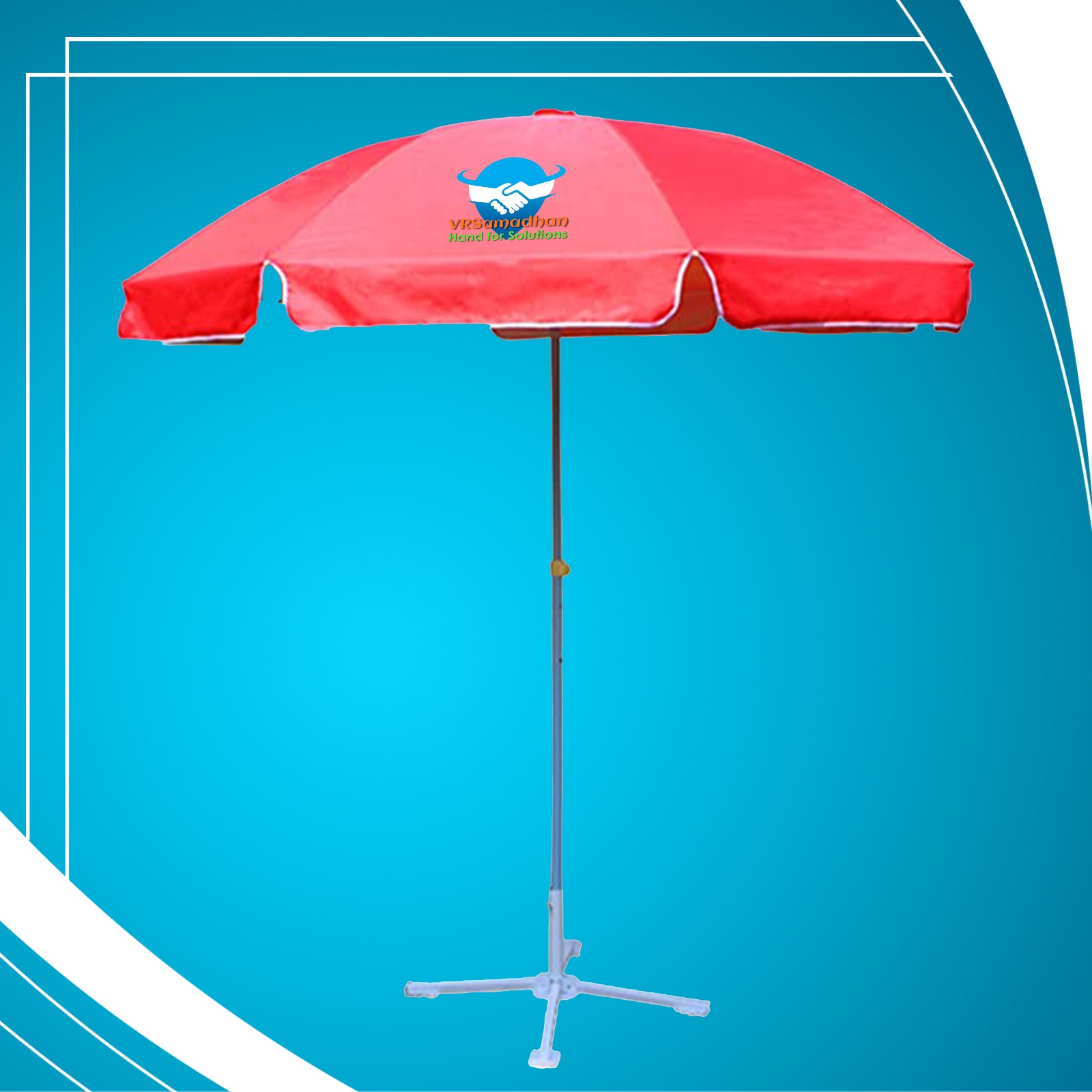 PROMOTIONAL UMBRELLA WITH STAND